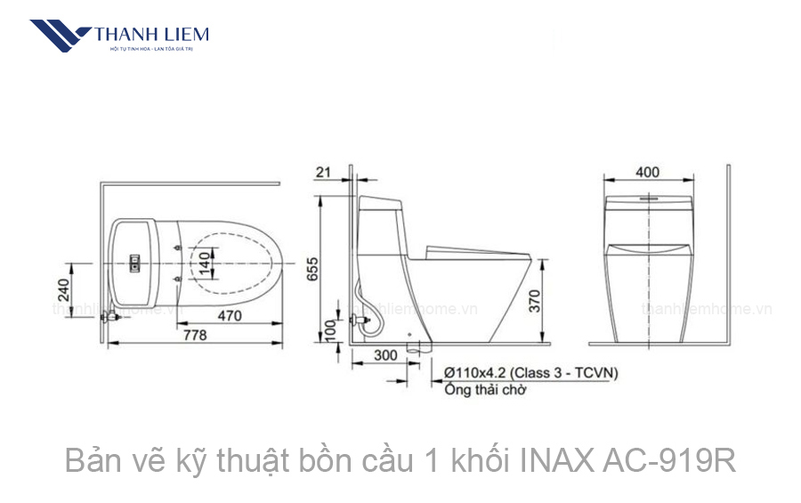 bon cau 1 khoi inax ac919r nap dien tu cwh20vn