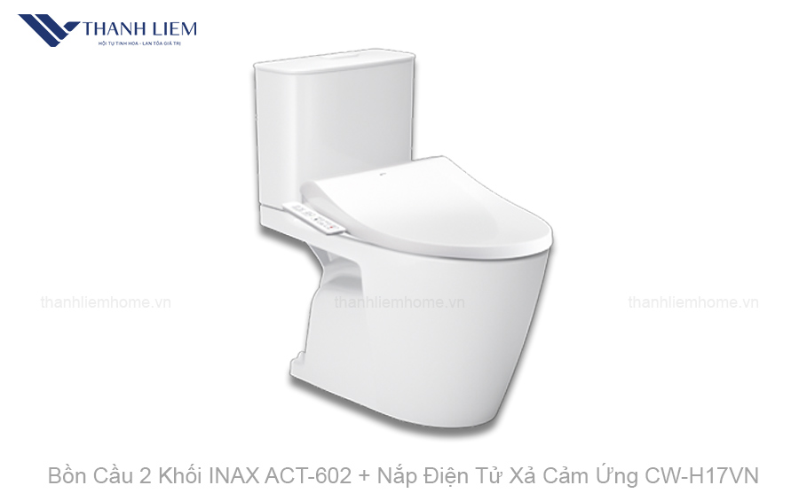 bon cau 2 khoi inax ac-602 nap dien tu cwh17vn