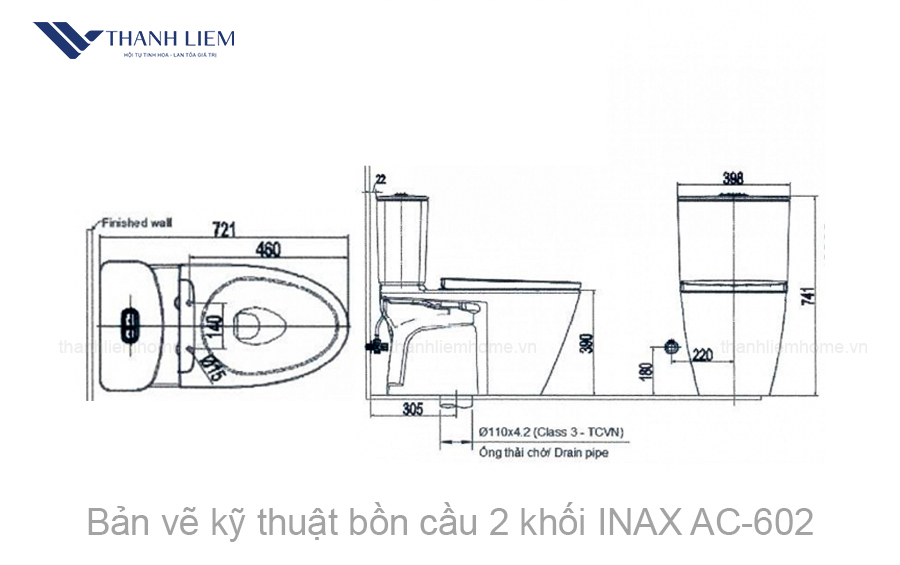 bon cau 2 khoi inax ac-602 nap dien tu cwh17vn