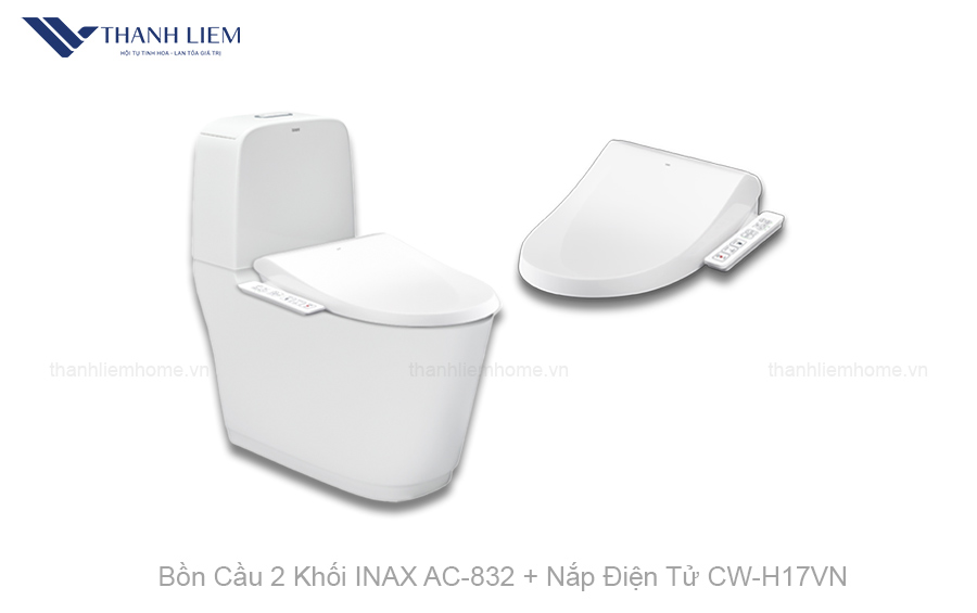 bon cau 2 khoi inax ac-832 nap dien tu wh17vn