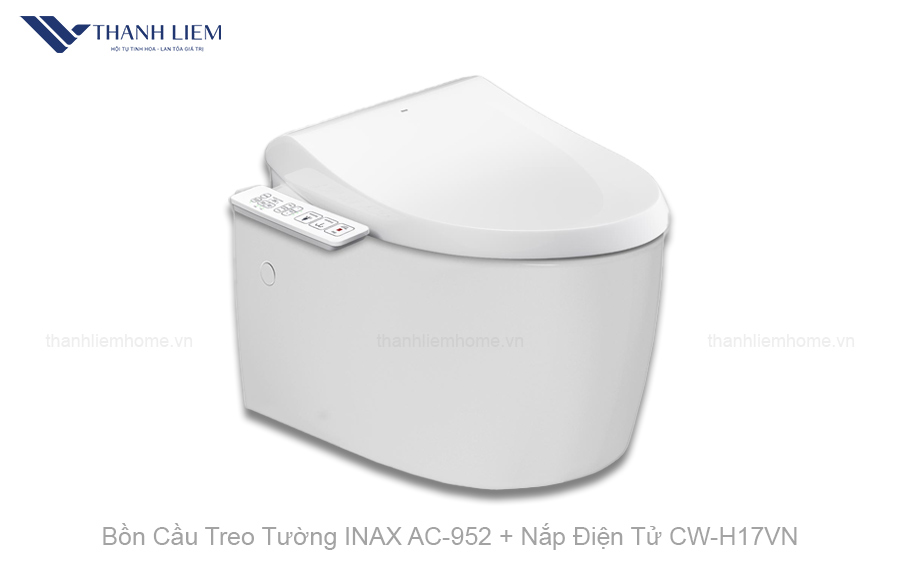 bon cau treo tuong inax ac-952 nap dien tu cwh17vn