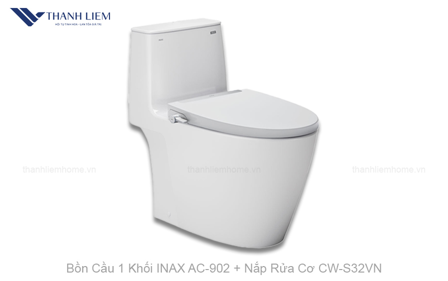 bon cau 1 khoi inax ac902 nap rua co cws32vn