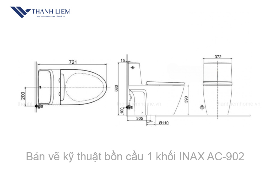 bon cau 1 khoi inax ac902 nap rua co cws32vn