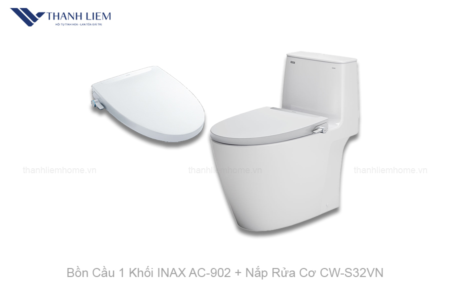 bon cau 1 khoi inax ac902 nap rua co cws32vn