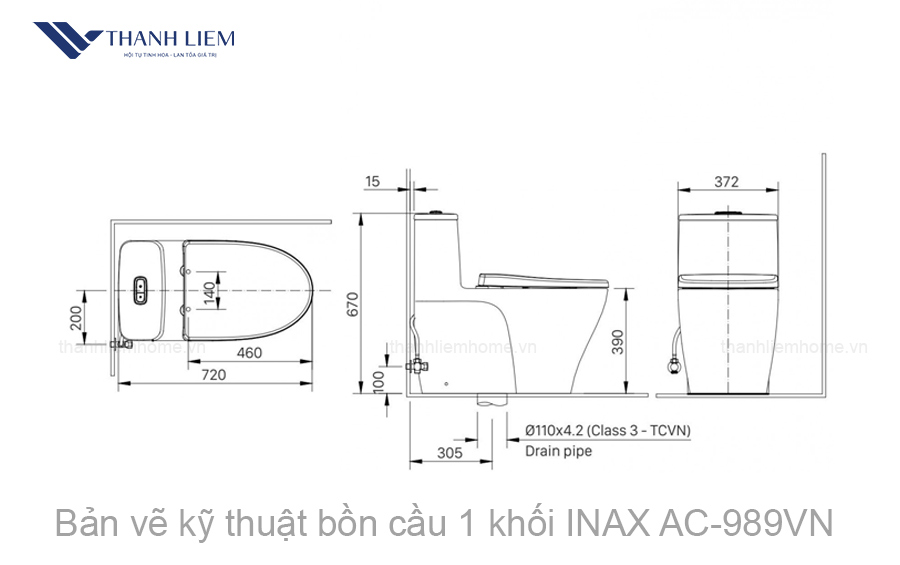 bon cau 1 khoi inax ac989vn nap dong em cf502vs