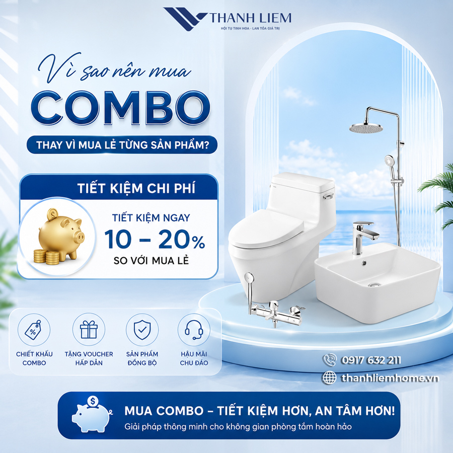 combo thiet bi ve sinh chinh hang gia re