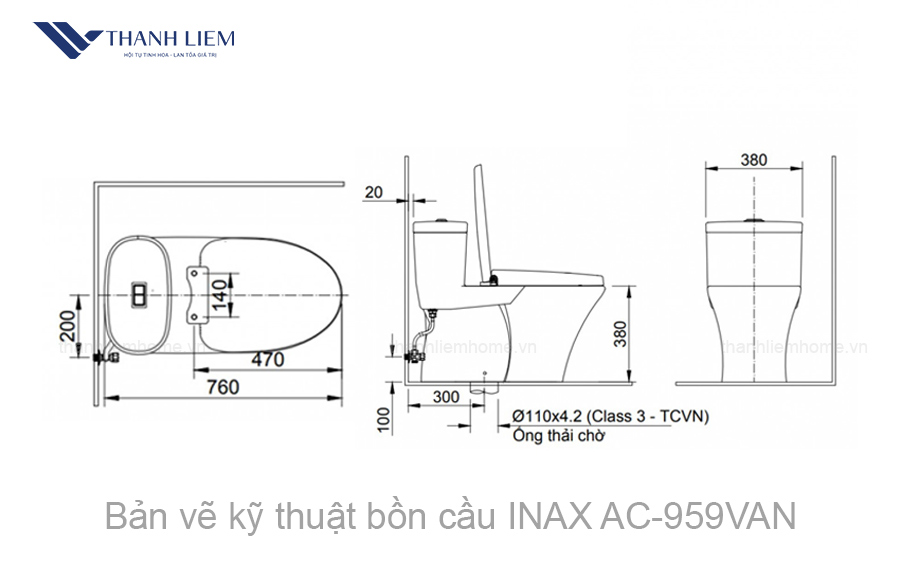 bon cau 1 khoi inax ac959van