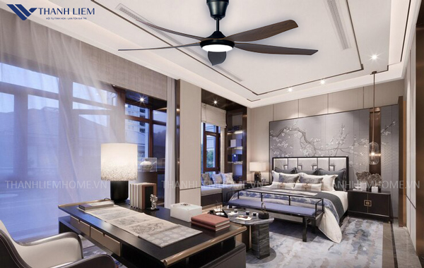 quat tran den fratelli 5 canh nhua abs van go xam fse01b