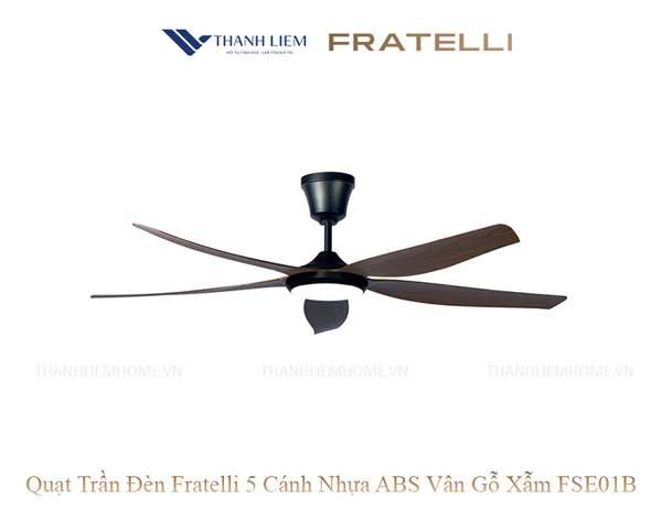 quat tran den fratelli 5 canh nhua abs van go xam fse01b