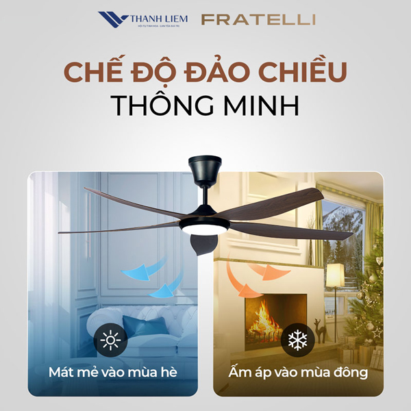 quat tran den fratelli 5 canh nhua abs van go xam fse01b