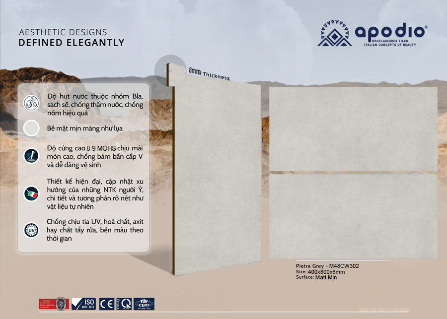 gach apodio m48cw302 kich thuoc 40x80cm