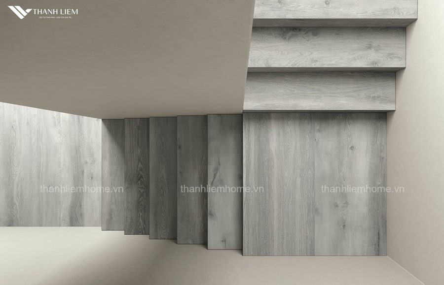 gach gia go op cau thang