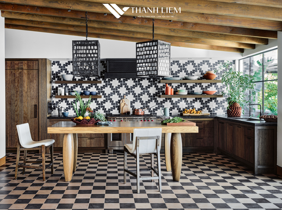 hinh anh gach lat nen nha bep