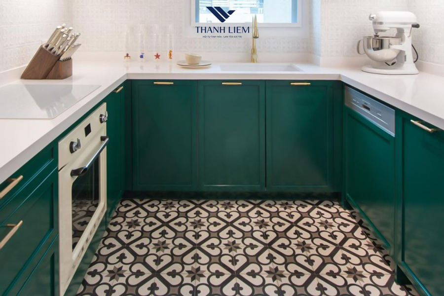 mau gach lat nen nha bep dep