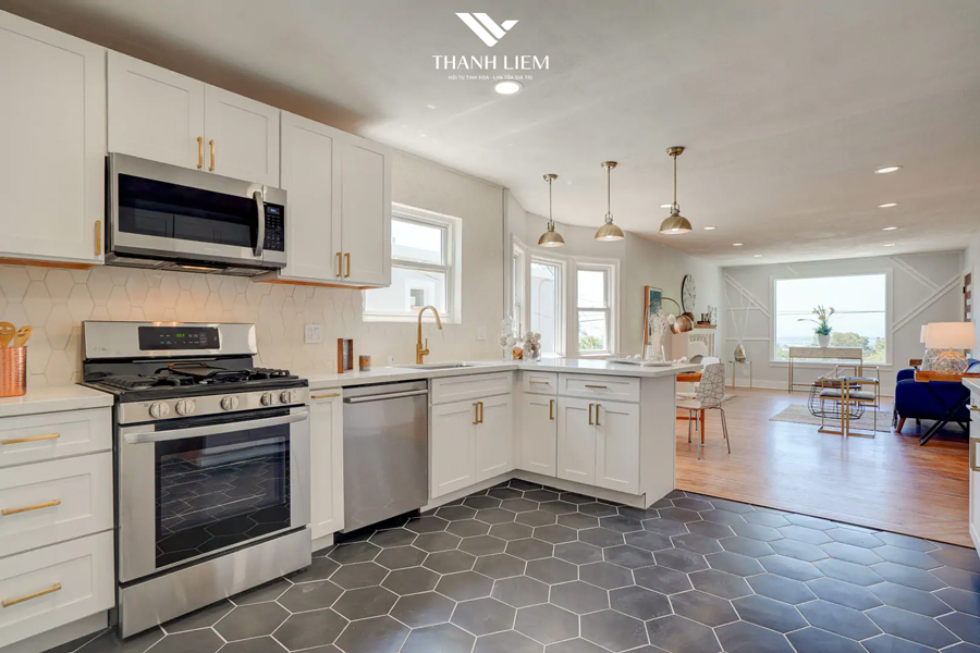 mau gach lat nen nha bep dep