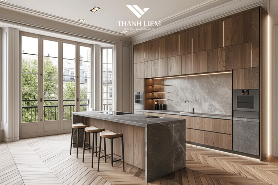 mau gach lat nen nha bep dep