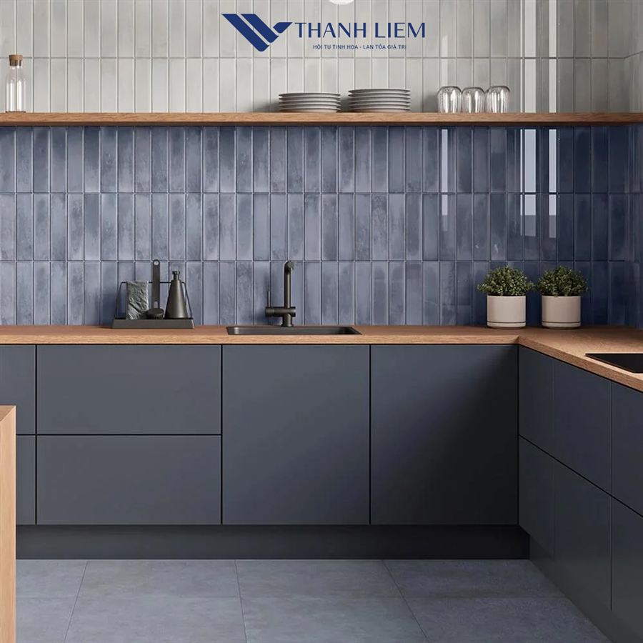 cach phoi gach nha bep giup gian bep tro nen dep sang va sang