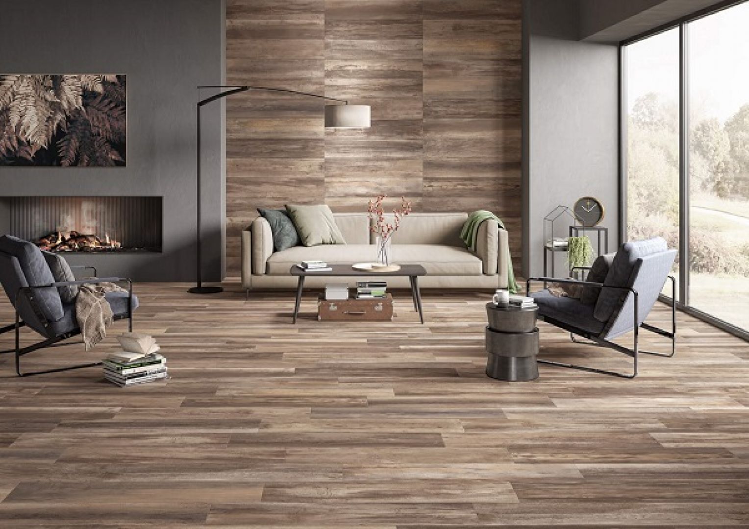 Eurotile là thương hiệu gạch uy tín và chất lượng, mang đến vẻ đẹp tự nhiên của gỗ thông qua các mẫu gạch giả gỗ Eurotile. Sở hữu một bức tranh vẻ đẹp bình yên từ thiên nhiên trong phòng khách của bạn trong năm