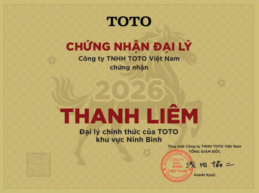 thanh liem home - dai ly chinh thuc cua thiet bi ve sinh toto
