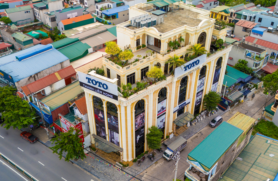 showroom thiet bi ve sinh toto tai ninh binh