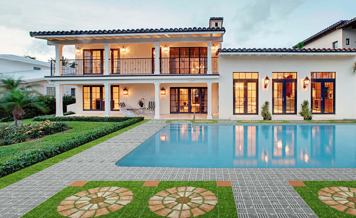 Cách chọn gạch lát sân vườn đẹp và mang lại vượng khí