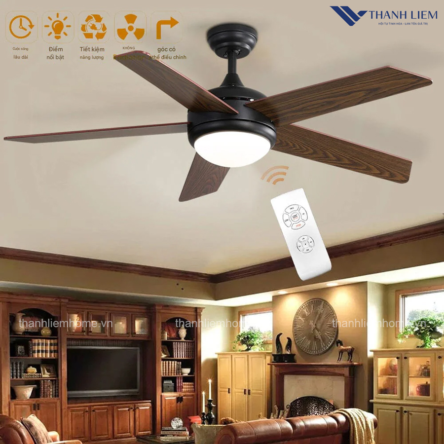 luu y khi mua quat tran canh go