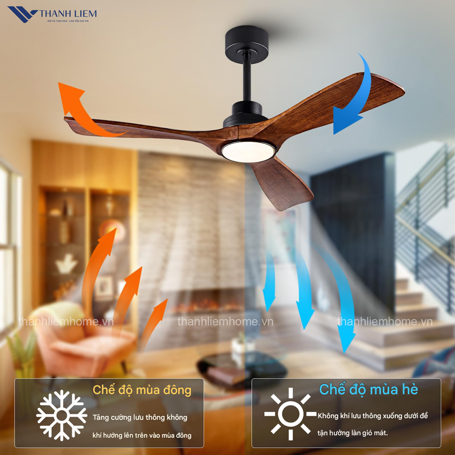 uu diem cua quat tran canh go