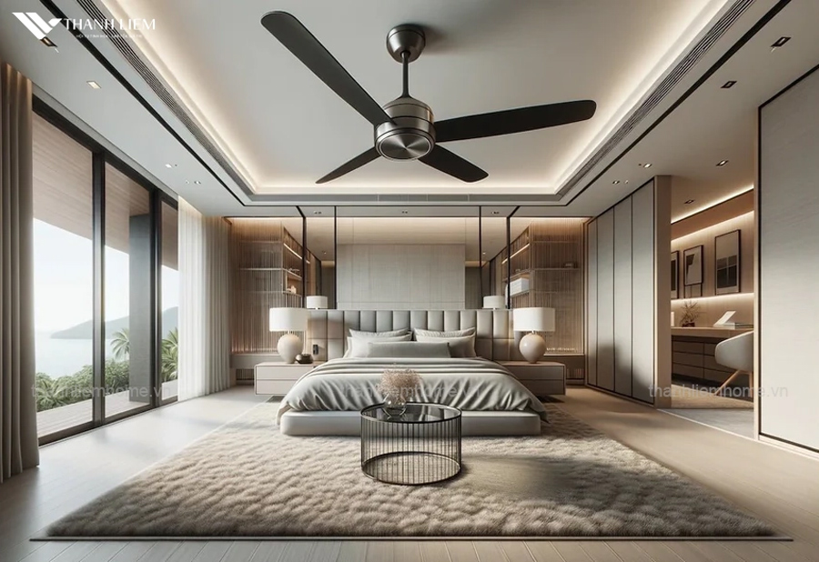 co nen lap quat tran phong ngu khong