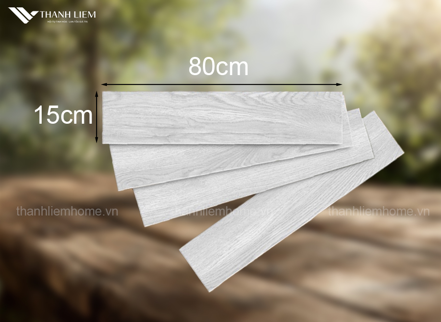 Các Kích Thước Gạch Giả Gỗ Phổ Biến Hiện Nay