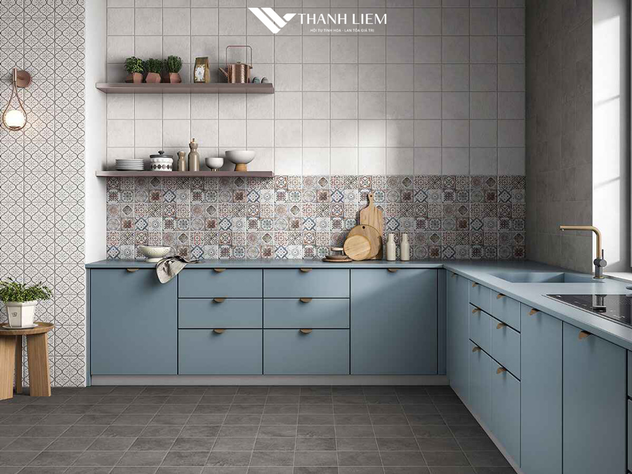 Cách Phối Gạch Nhà Bếp Giúp Gian Bếp Trở Nên Đẹp, Sang Và Sáng Hơn