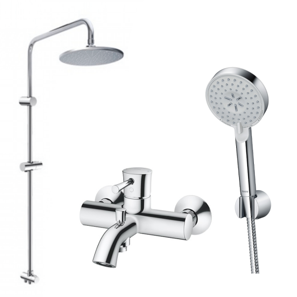 Bộ sen cây nóng lạnh TOTO DM907CS TBS02302V TBW07009A