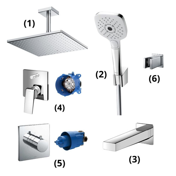 Bộ sen tắm âm tường 3 đường nước nóng lạnh TBW08003A1 TBW02006V TBG10001B TBG10304VA TBN01001B TBV02103B TBN01102B TBW08010A