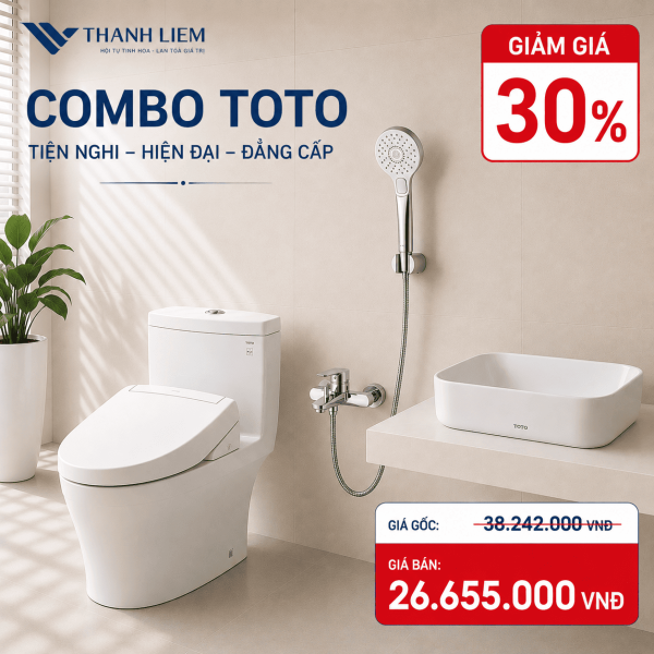 Combo thiết bị vệ sinh TOTO COMBO23B