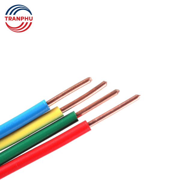 Dây đơn ruột đồng cách điện PVC Trần Phú 1x0.75mm