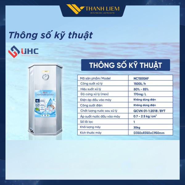 he thong xu ly nuoc tong uhc nc1500af
