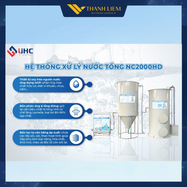 he thong xu ly nuoc tong uhc nc2000hd