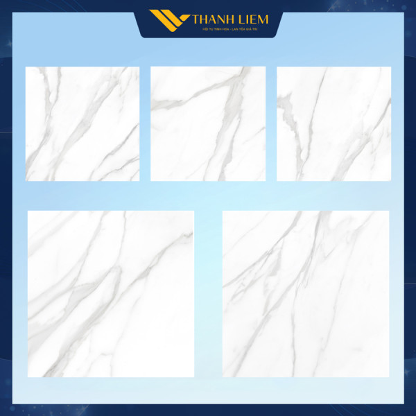 Gạch nhập khẩu Tây Ban Nha CARRARA LUX kích thước 120x120