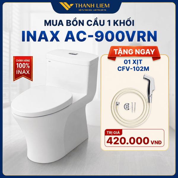 Bồn Cầu 1 Khối INAX AC-900VRN