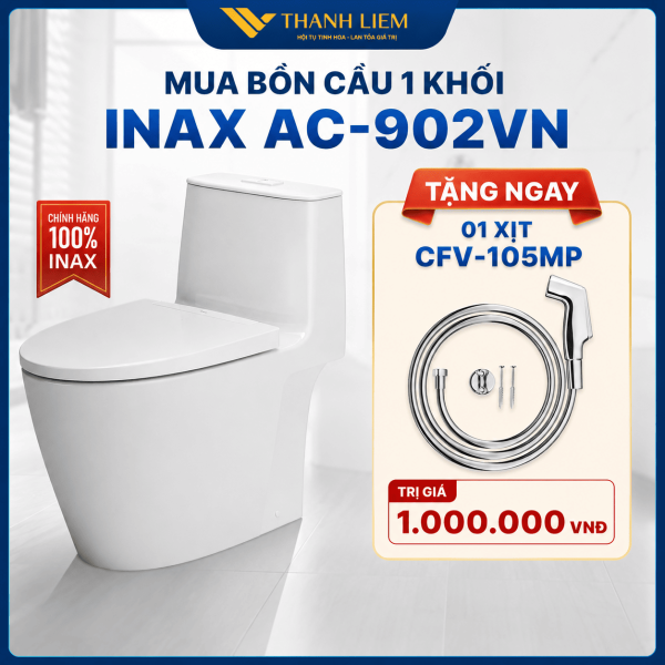 Bồn cầu 1 khối Inax AC-902VN