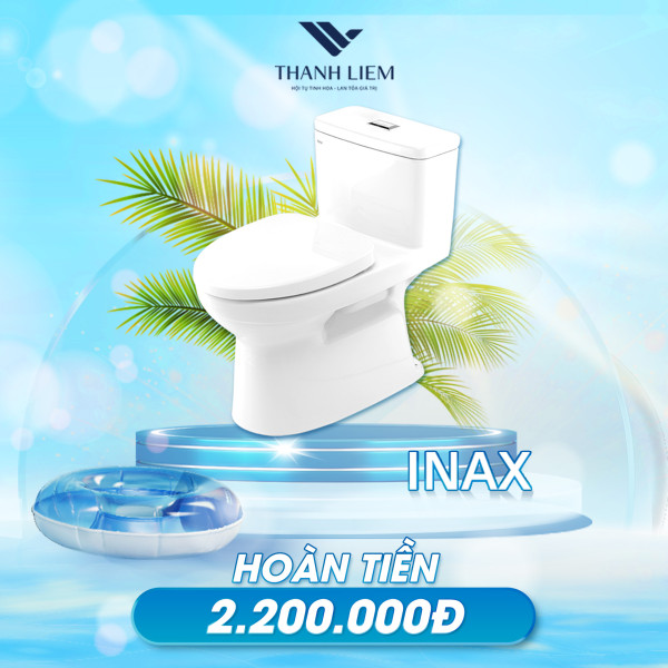 Bồn Cầu INAX AC-969VN (AC969VN) 1 Khối Aqua Ceramic