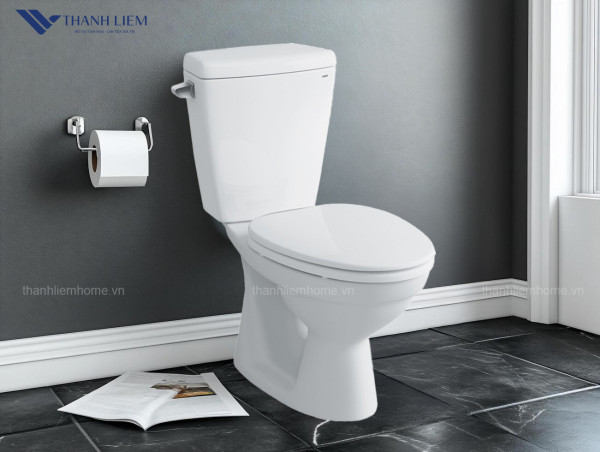 Bồn Cầu 2 Khối INAX C-117VA Xả Gạt Nắp Thường