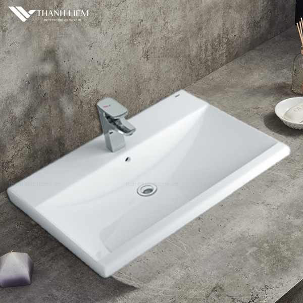 Chậu rửa đặt bàn dương vành Inax L-2397VFC