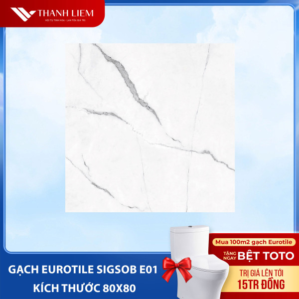 Gạch Eurotile SIGSOB E01 Kích Thước 80x80