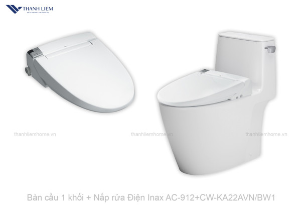 Bồn Cầu Thông Minh INAX AC-912/CW-KA22AVN Xả Gạt