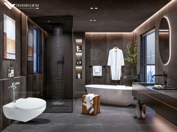 Bồn Cầu INAX Treo Tường AC-22P + Nắp Rửa Cơ CW-S32VN