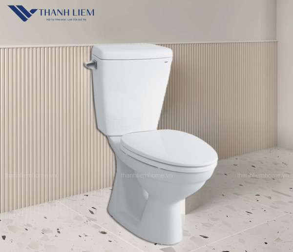 Bồn Cầu 2 Khối INAX C-117VAN Xả Gạt Nắp Êm