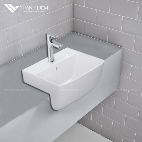 Chậu rửa bán dương bàn Inax L-345VFC