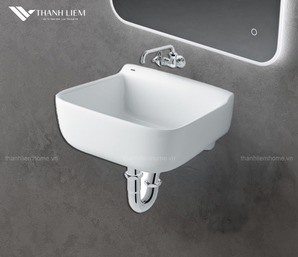 Chậu rửa mặt treo tường Inax S-17V