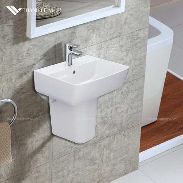 Chậu rửa mặt treo tường Inax L-312VFC