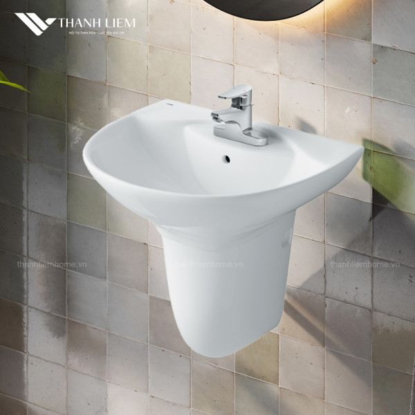 Chậu rửa mặt treo tường Inax L-288VFC